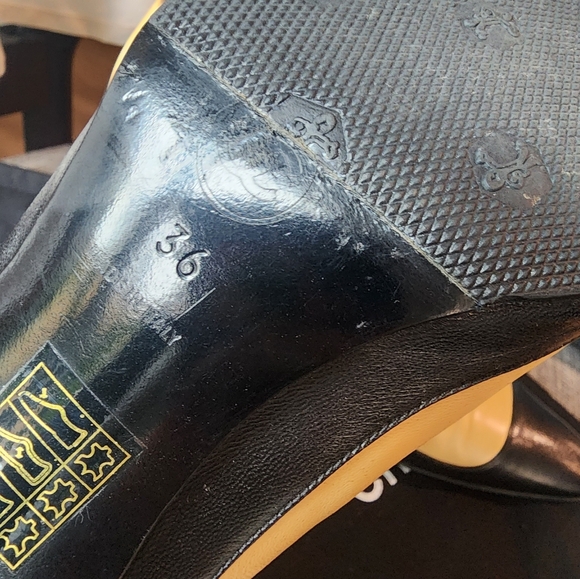 Authentic CHANEL Black and Tan Heels - Picture 9 of 15